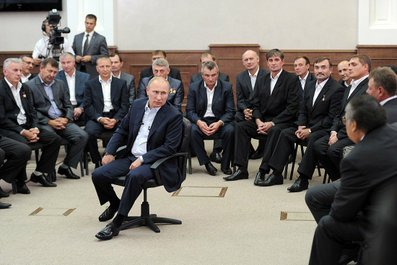 Встреча с шахтёрами Кемеровской области. 26 августа 2013 года
