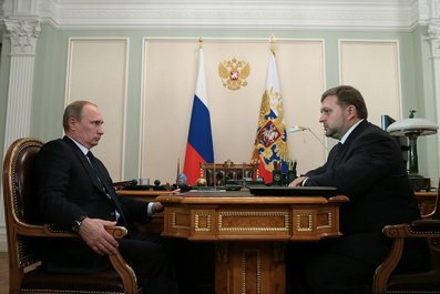 С губернатором Кировской области Никитой Белых. 6 ноября 2013 года