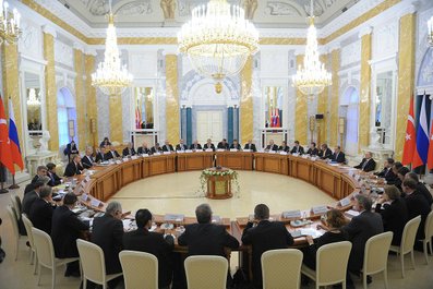 Заседание Совета сотрудничества высшего уровня между Россией и Турцией. 22 ноября 2013 года