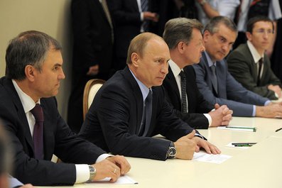 Встреча с представителями крымско-татарской общины. 16 мая 2014 года