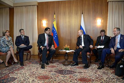 Встреча с Президентом Венесуэлы Николасом Мадуро. 17 июля 2014 года