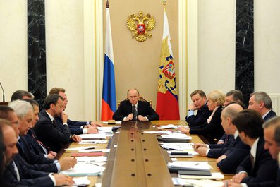 Совещание с членами Правительства. 19 ноября 2014 года